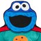 Bleacher Creatures Sesame Street Cookie Monster Superhero 22" Bleacher Buddy